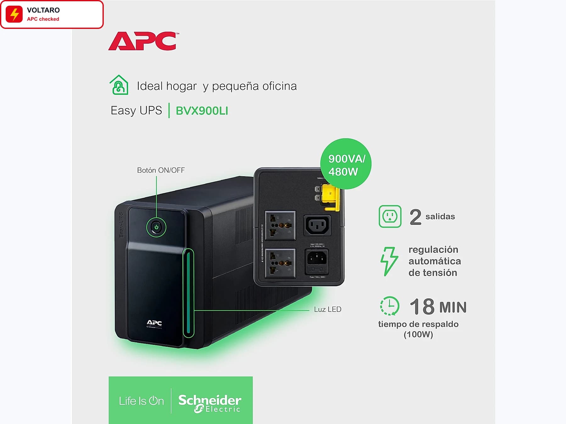 APC Back-UPS 900VA