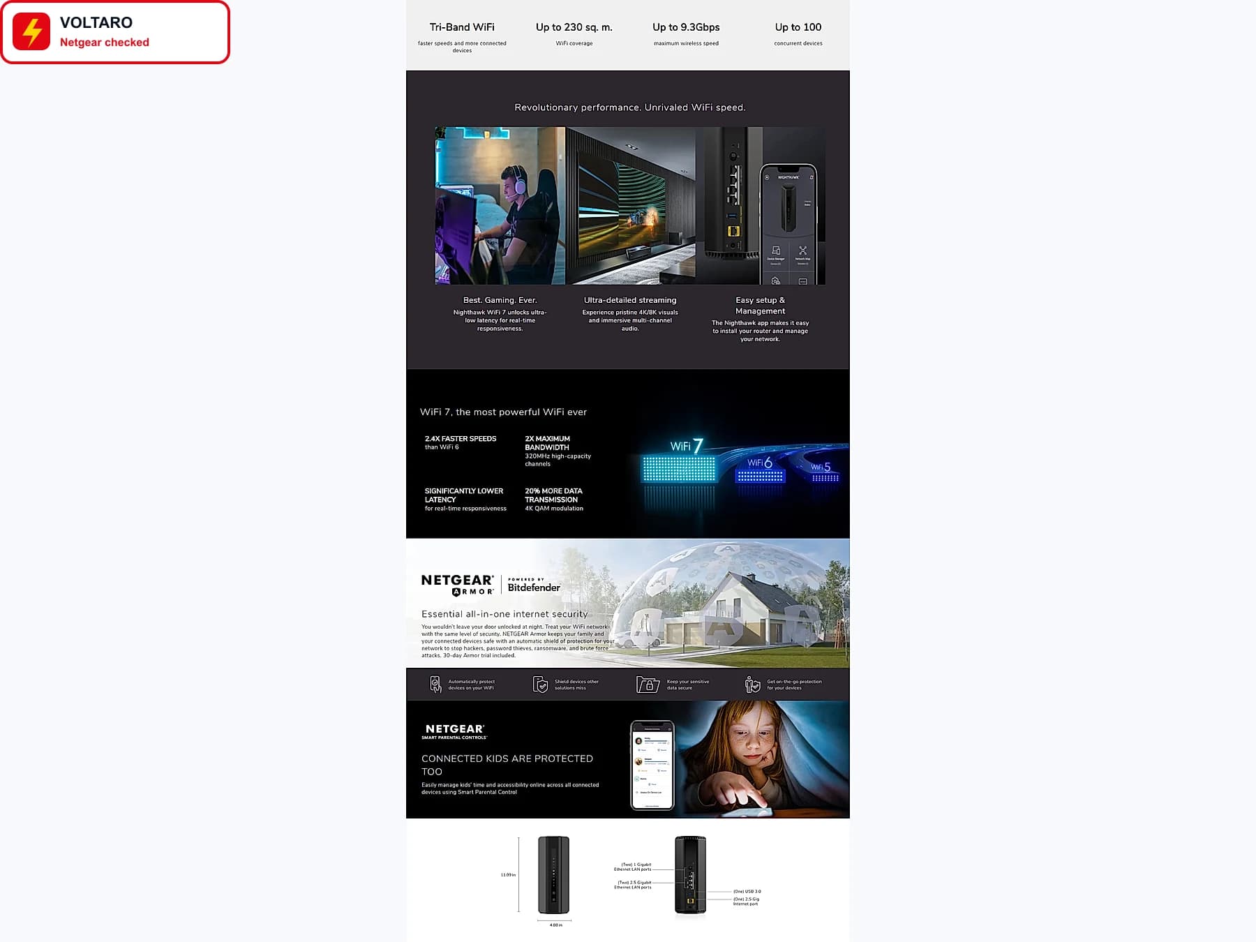 Netgear Nighthawk RS300 Router