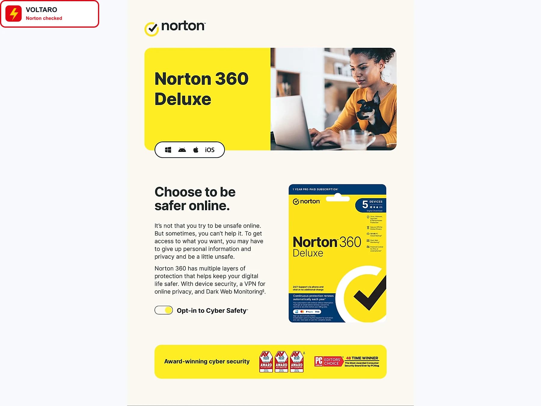 Norton 360 Deluxe 5 Device Licence